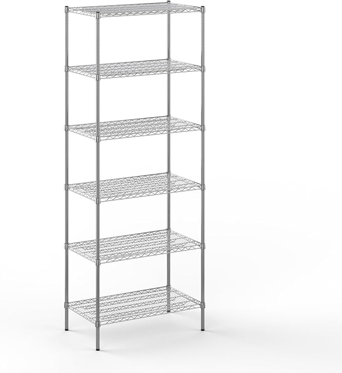 21" Deep x 36" Wide x 96" Height Wire Shelving Kit | 6-Tier | NSF Commercial by Regal+Altair