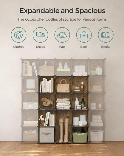 SONGMICS Cube Storage Organizer, Closet Organizers and Storage, Room - Image 7