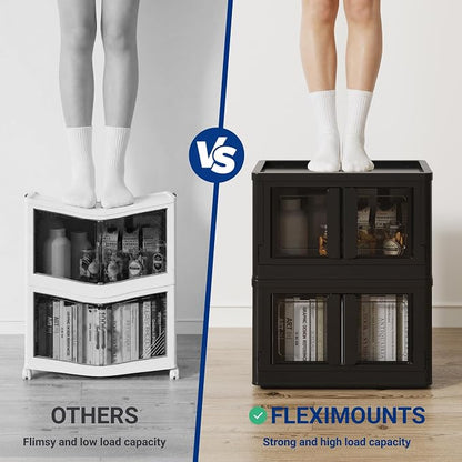 FLEXIMOUNTS 75 QT Stackable Storage Bins - Image 8