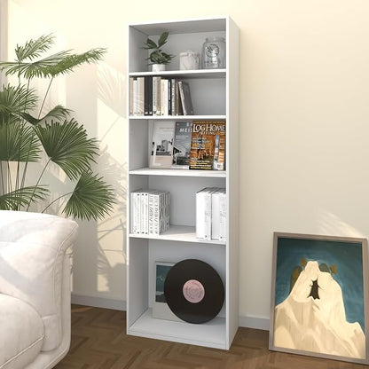 CTESNE【2026 Adjustable Shelves 5-Tier Bookcase, 71 inches, Wooden Open Display - Image 8