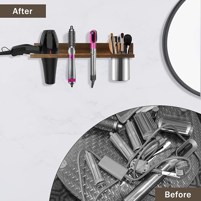 Hair Tool Organizer Wall Mounted - Image 3