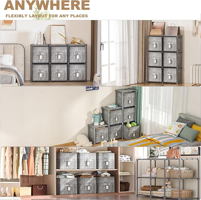 LUKYTOWER Cube Storage Organizer Shelf - Image 4