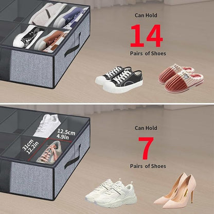 Onlyeasy Under Bed Shoe Storage Organizers - Image 9