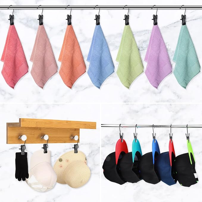 100 Pieces Boot Hangers for Closet Laundry Hooks Hanging Clips Boot Hangers - Image 6