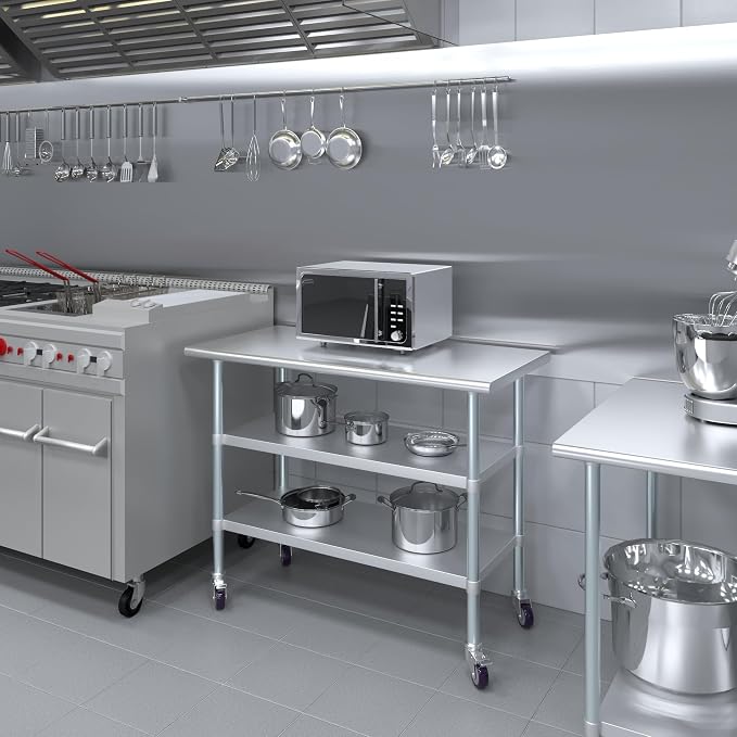 AmGood Stainless Steel Work Table - Image 5