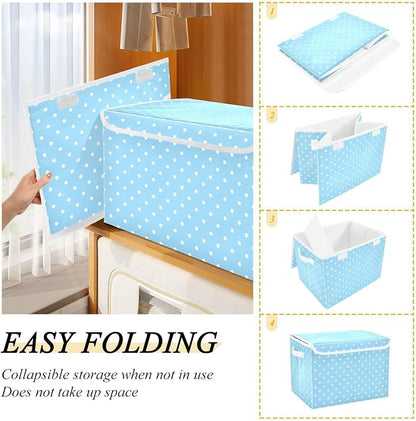 Storage Bins with Lids Storage Containers Storage Box with Handles Storage - Image 4