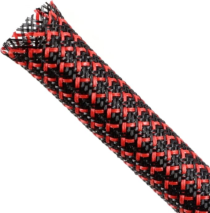 Braided Cable Sleeving, PET Expandable Braided Cable Sleeve, Flexible Mesh by ConveniencetoYourLife