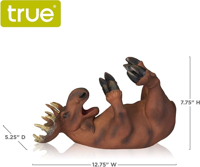 True Mischievous Moose Polyresin Wine Bottle Holder - Image 3