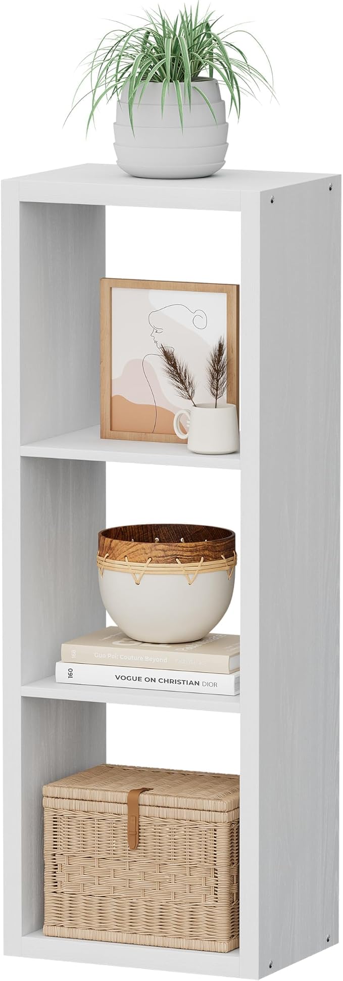 3 Cube Storage Organizer Single Row, Cube Shelf - Image 9