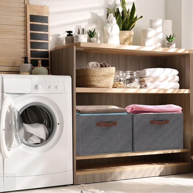 GhvyenntteS Large Fabric Storage Bins - Image 4
