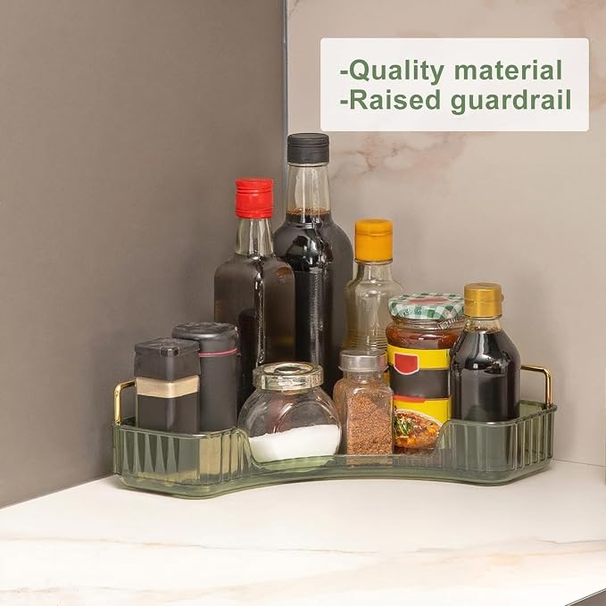 Corner Bathroom Countertop Organizer, Vanity Organizer Trays - Image 5