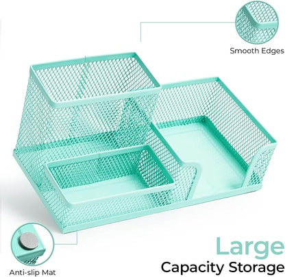 M&G Mesh Pen Holder Desk Organizers Pencil Holder - Image 3