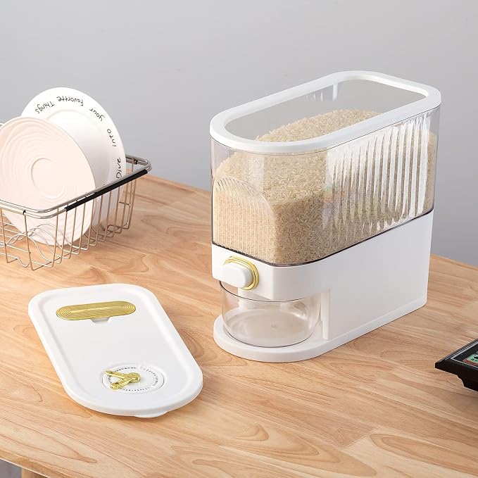 Sooyee Clear Rice Dispenser 11Lb - Image 2