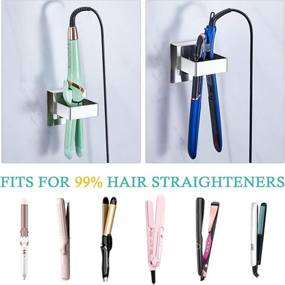 Straighteners Holder Wall Mounted Curling Iron Holder Metal Hair Dryer Holder - Image 6