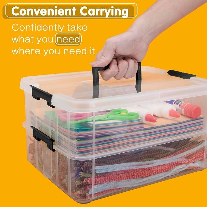 2 Layer Plastic Storage Containers - Image 5