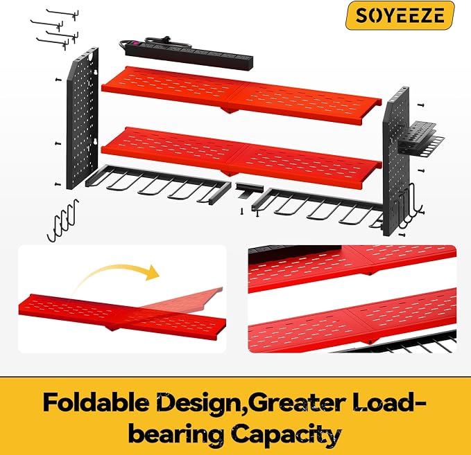 SOYEEZE Large Power Tool Organizer Wall Mount - Image 4