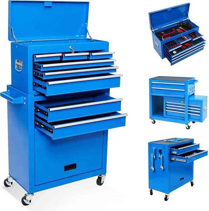 8-Drawer High Capacity Rolling Tool Box by Thechoiceofanewgeneration