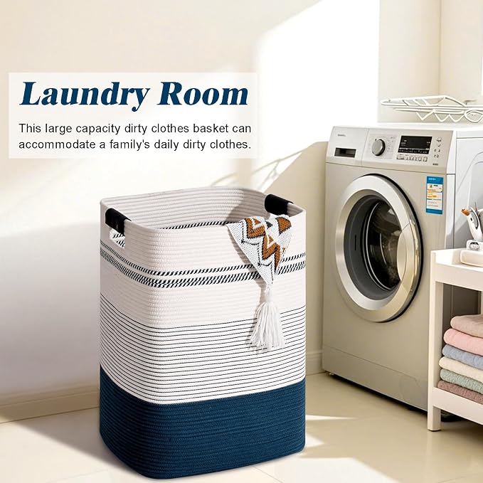 Laundry Hamper, 85L Tall Laundry Basket - Image 4