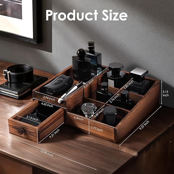 Cologne Organizer For Men, Perfume Organizer, Bathroom Organizers, Coffee - Image 2