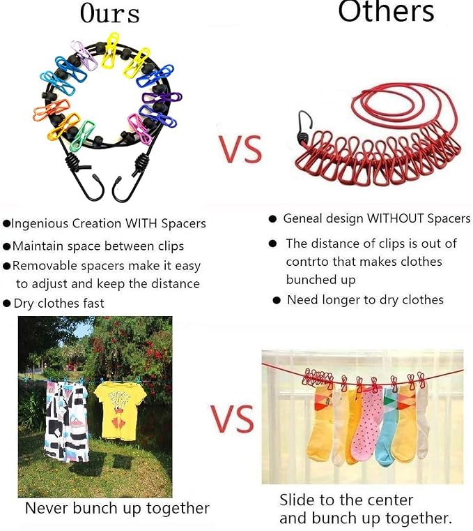 1 Pack Portable Clothesline - Image 6