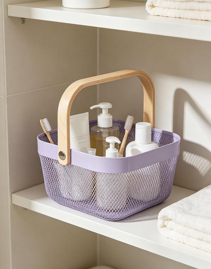 AJIODA Metal Mesh Wire Basket, Mini Steel Basket - Image 7
