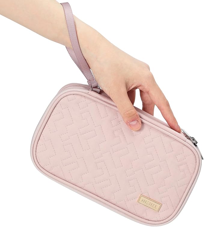 NISHEL Travel Cord Organizer Case, Double Layers Tech Electronic Bag, Essentials - Image 3