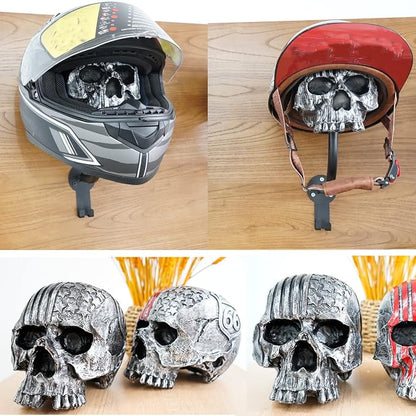Helmet Holder, Skull Helmet Holder Wall Mount Helmet Rack - Image 6