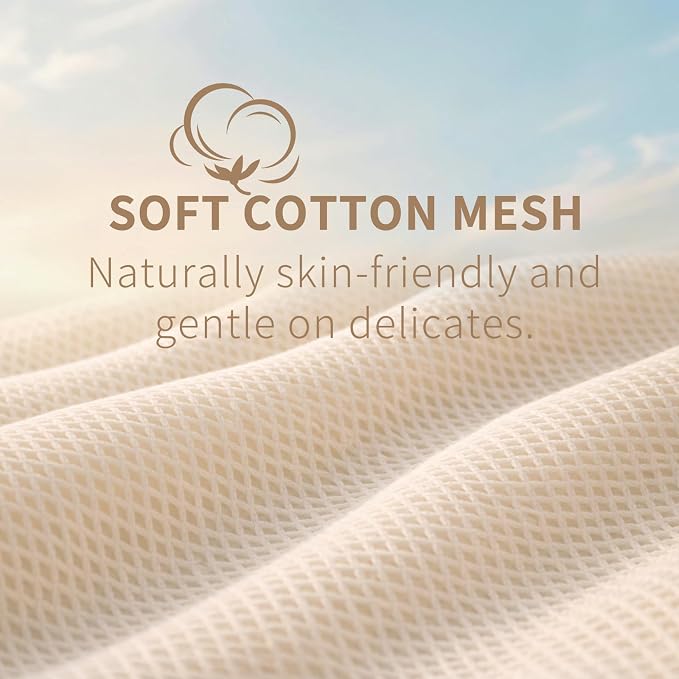 Muchfun Soft Cotton Mesh Laundry Bags - Image 2