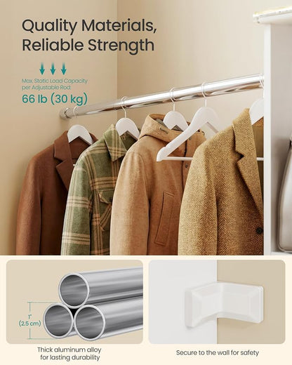 SONGMICS Closet System, Customizable Walk-In Closet Organizer System - Image 6