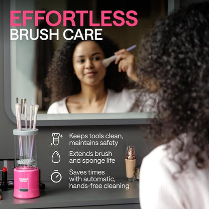 3-in-1 Electric Makeup Brush Cleaner & Dryer – Automatic Washer, Fast Air-Dry & - Image 2