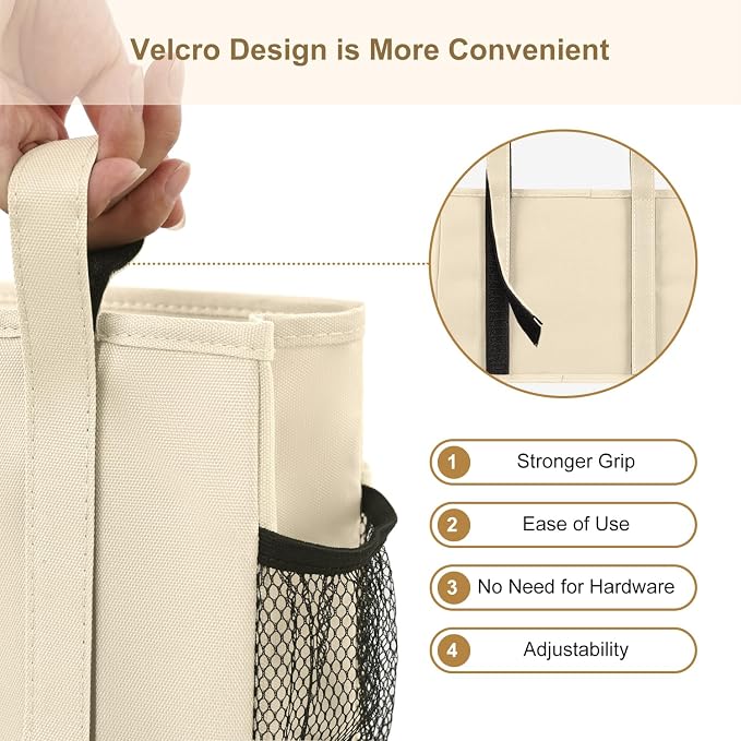 Surblue Bedside Caddy Hanging Organizer Storage Bag Pocket - Image 4