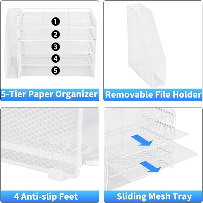 OPNICE 5-Tier Paper Organizer - Image 7