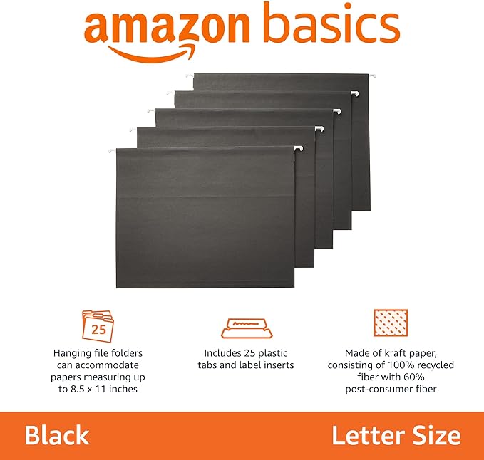 Amazon Basics Hanging File Folders - Image 2