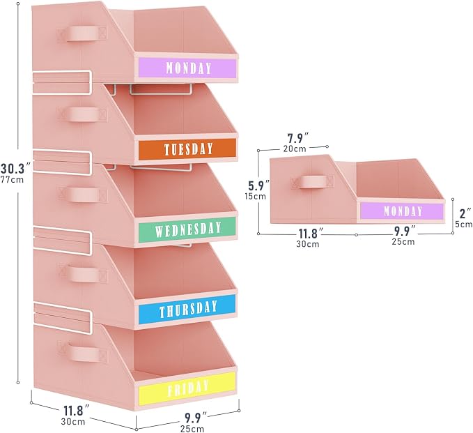 DIMJ Closet Organizers Storage Bins - Image 7