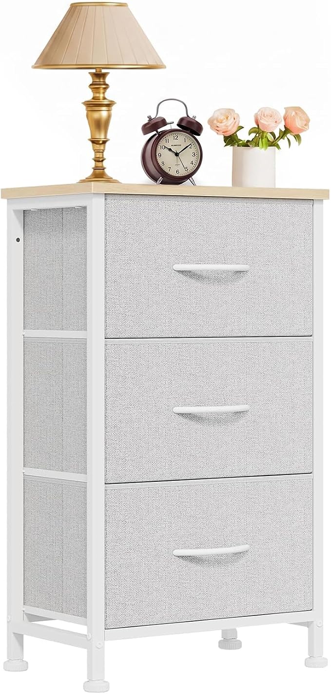 3 Drawers Dresser for Bedroom Fabric Storage Tower by SageNest