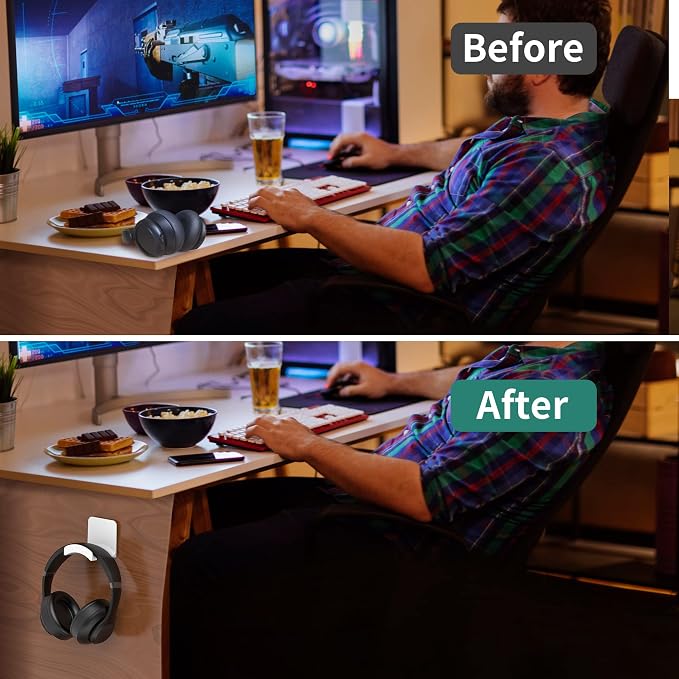 HomeMount Headphone Stand Headset Holder - Image 7