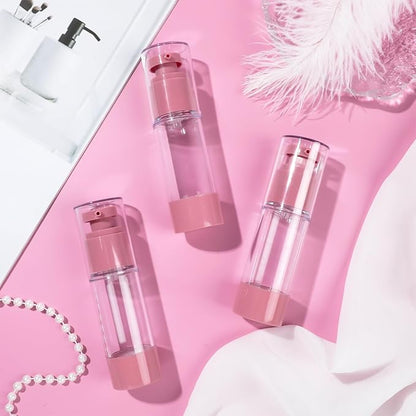 1oz 30ml Airless Pump Bottles, Refillable Leak Proof Travel Pump Bottle - Image 9