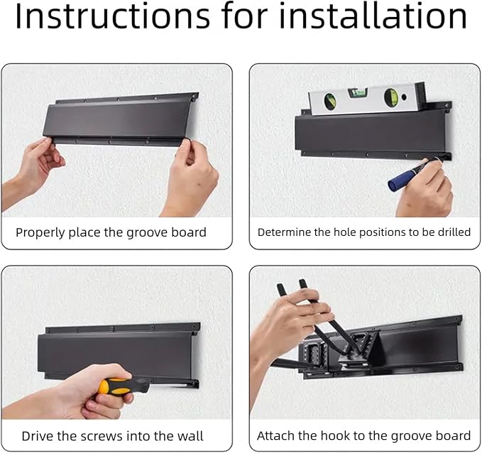 Snowboard Wall Rack, Ski Rack Wall-Mount - Image 4