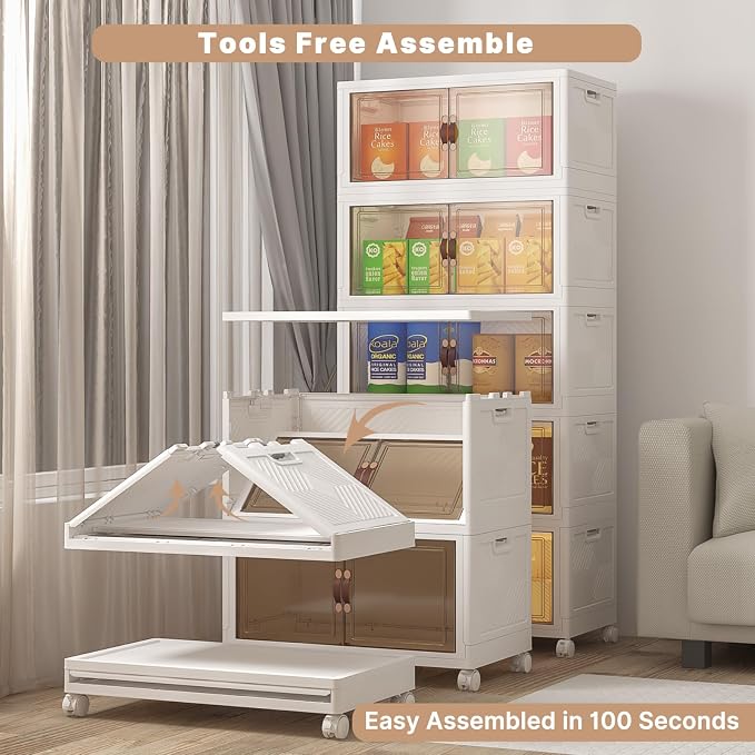 Extra Large Stackable Storage Bins - Image 6