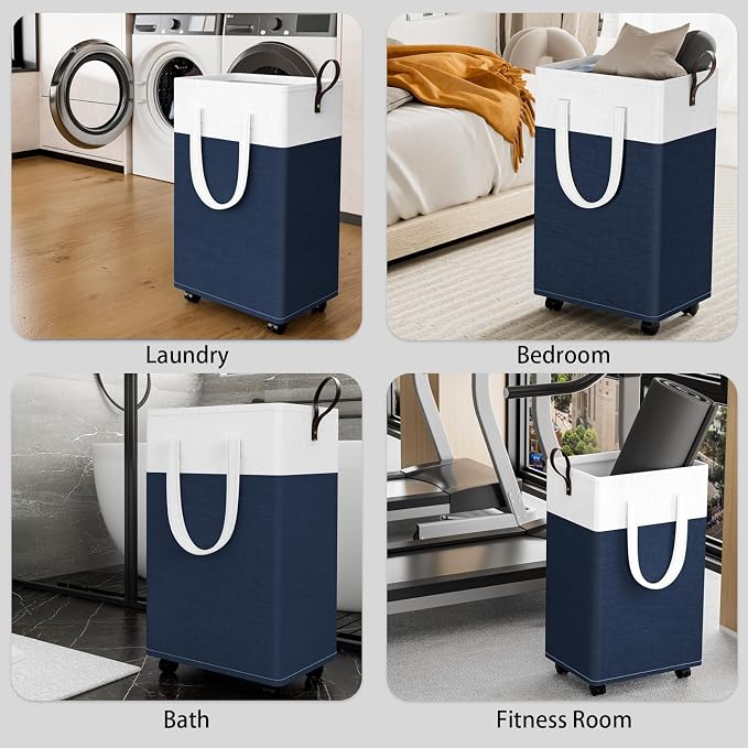 HomeHacks 90L Rolling Laundry Hamper - Image 7
