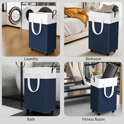 HomeHacks 90L Rolling Laundry Hamper - Image 7