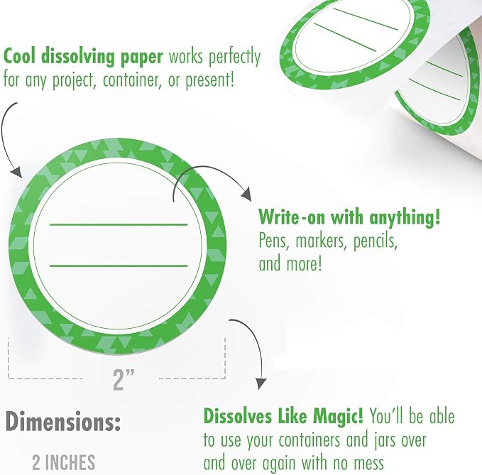 Canning Labels Dissolvable Stickers - Image 3
