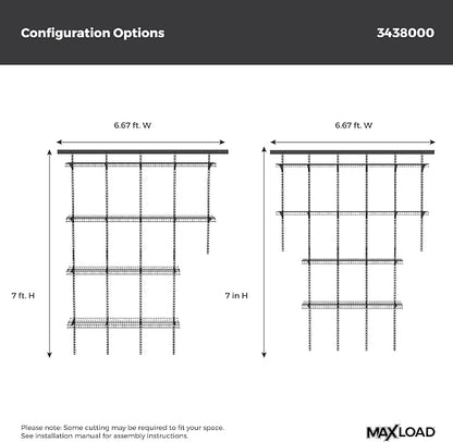 ClosetMaid MaxLoad Heavy Duty Wall Shelf Kit - Image 4