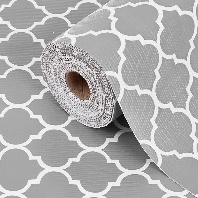 Drawer Shelf Liner for Kitchen Cabinets, Non Adhesive Slip Resistant Shelf by TheBaDaz
