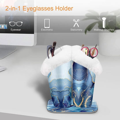 Fintie Plush Lined Double Eyeglasses Holder - Image 6