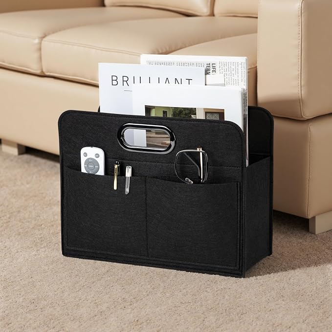 Magzine Holder, Felt foldable Magazine Basket - Image 4