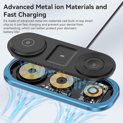 3 in 1 Fast Wireless Charger Stand - Image 7
