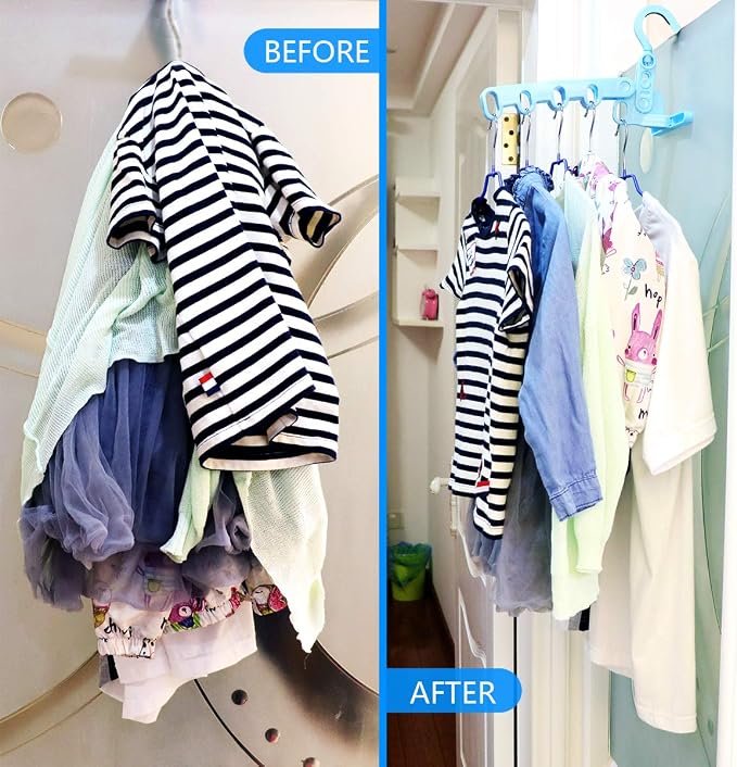 Plastic Multi-Function Hangers, Drying Rack, Suit Hangers, Travel - Image 5