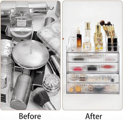 Makeup Organizer Countertop Large Cosmetic Display Cases Cosmetic Organizer - Image 3