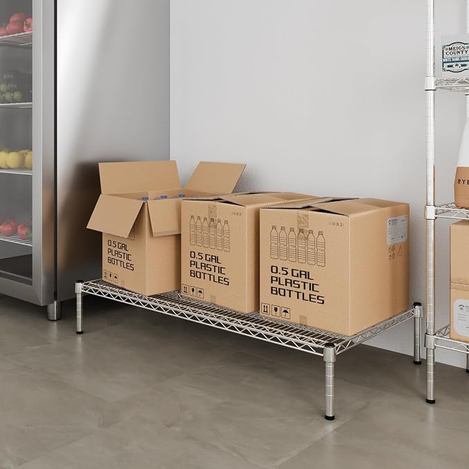 24" Deep x 48" Wide x 8" Height Wire Shelving Kit | 1-Tier | NSF Commercial - Image 6
